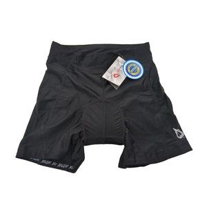 Baleaf Padded Cycling Spinning‎ Shorts Womens M Black UPF 50+ New With Tag